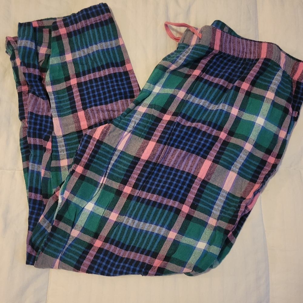 Women's XL plaid pajama pants